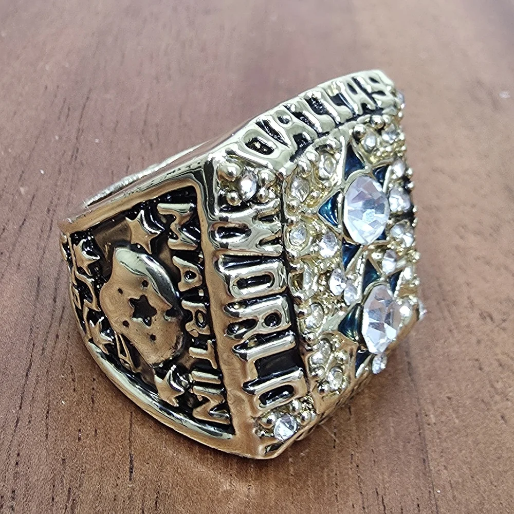 Dallas Coboys Championship Ring 1977 Men's 11 Fan‎ Edituon Martin Gold